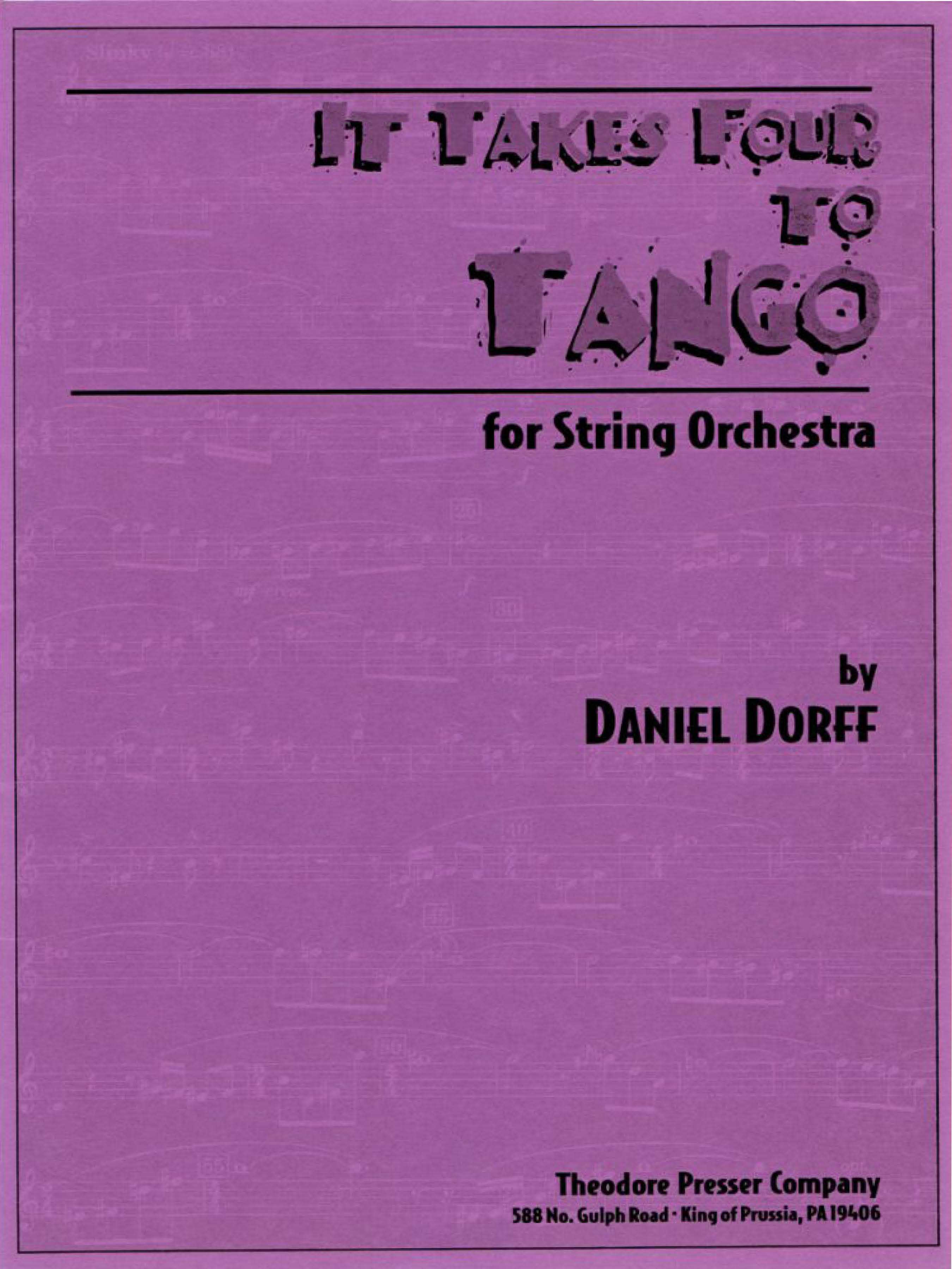It Takes Four to Tango, string quartet cover art